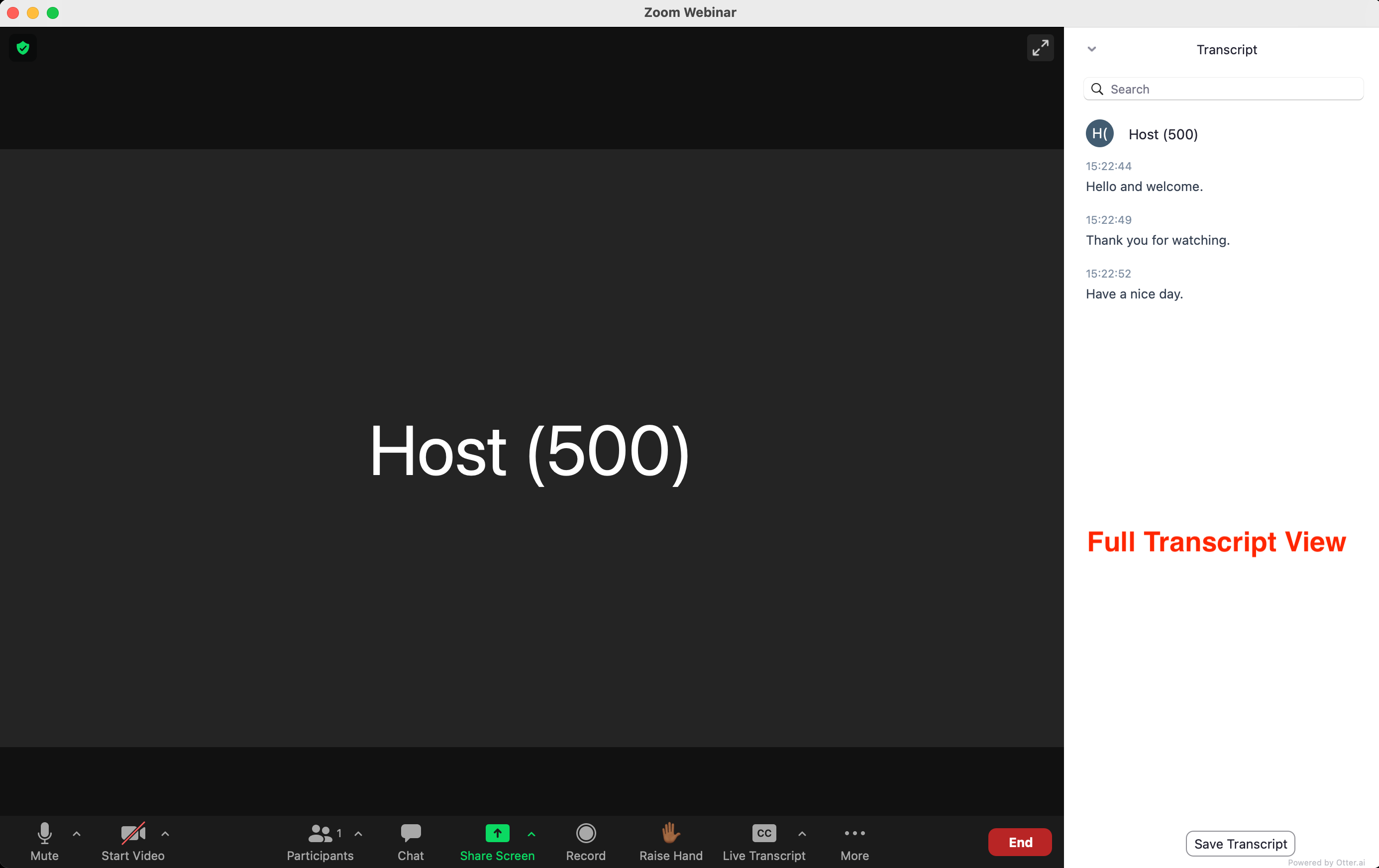 is closed captioning available in free version of zoom meeting